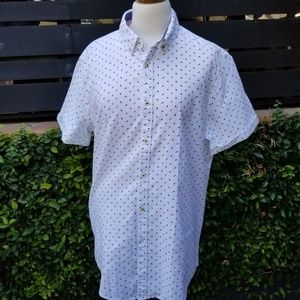 ZARA Man Collered Printed Shirt Size Large